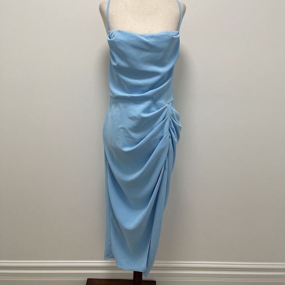 NWT Amanda Uprichard Jasalina Pacifica Dress Size Medium $290 Revolve MIDI Dress - Picture 2 of 4